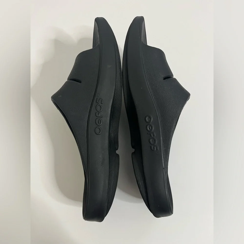 Oofos Ooahh Slides Black Size M 6 / W 8
